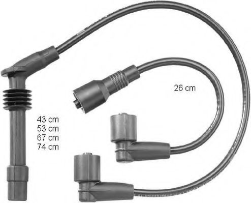комплект запалителеи кабели PRO727