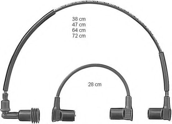 комплект запалителеи кабели ZE566