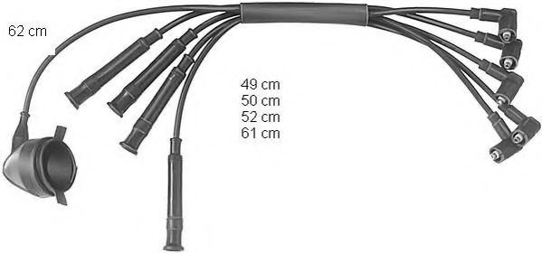 комплект запалителеи кабели ZE575