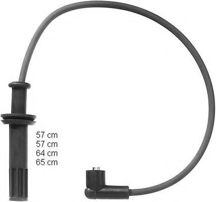 комплект запалителеи кабели ZEF1026