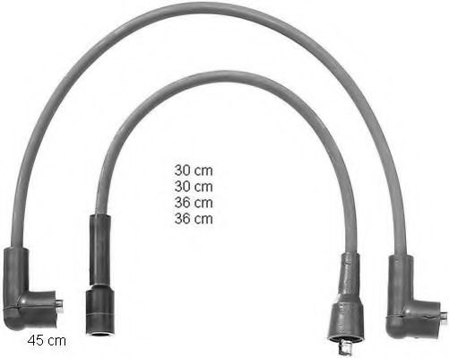 комплект запалителеи кабели ZEF1041