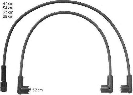 комплект запалителеи кабели ZEF1055