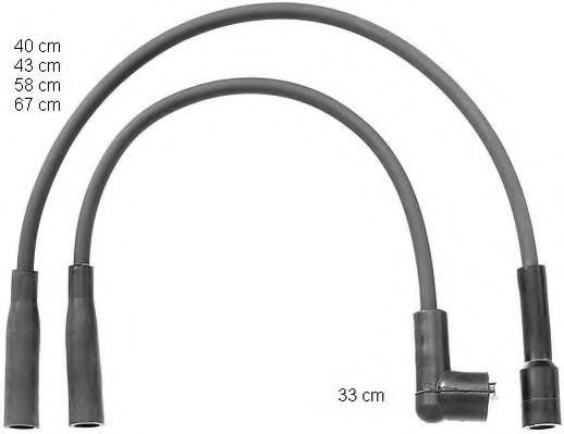 комплект запалителеи кабели ZEF1060