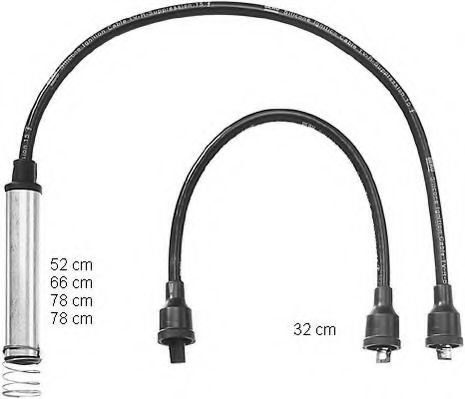 комплект запалителеи кабели ZEF1093