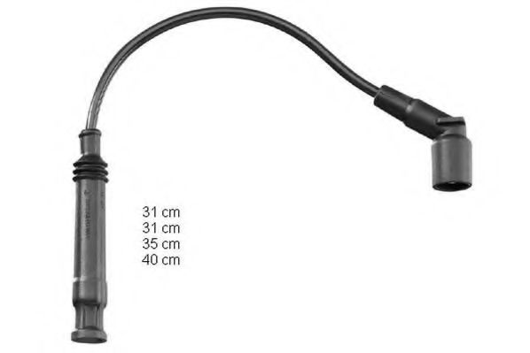 комплект запалителеи кабели ZEF1183