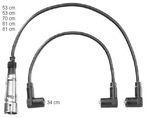 комплект запалителеи кабели ZEF1218