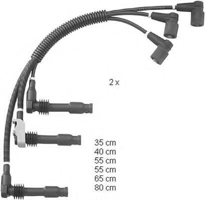 комплект запалителеи кабели ZEF1235