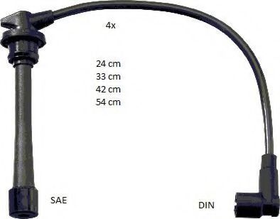 комплект запалителеи кабели ZEF1639