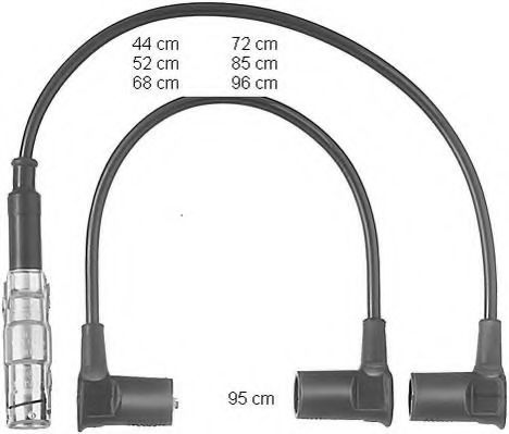 комплект запалителеи кабели ZEF558