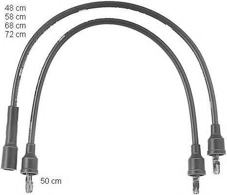 комплект запалителеи кабели ZEF572