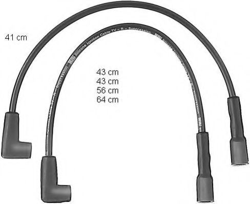 комплект запалителеи кабели ZEF574