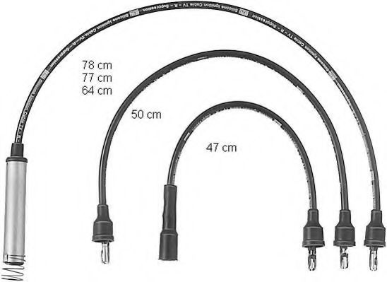 комплект запалителеи кабели ZEF575