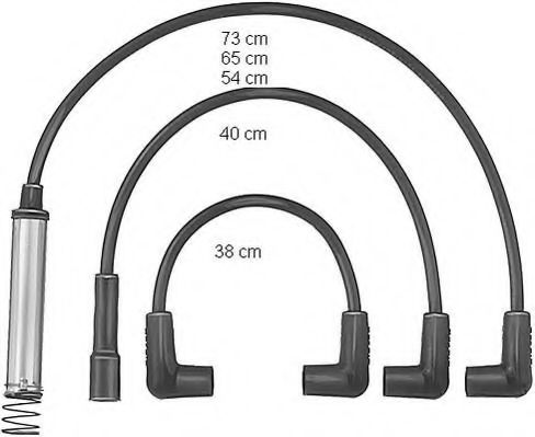 комплект запалителеи кабели ZEF581