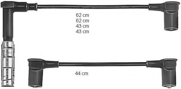 комплект запалителеи кабели ZEF585