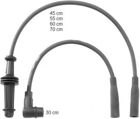 комплект запалителеи кабели ZEF756