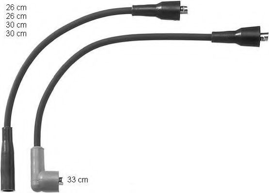комплект запалителеи кабели ZEF759