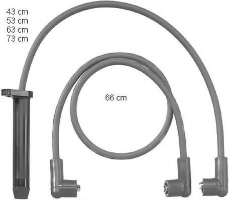 комплект запалителеи кабели ZEF809