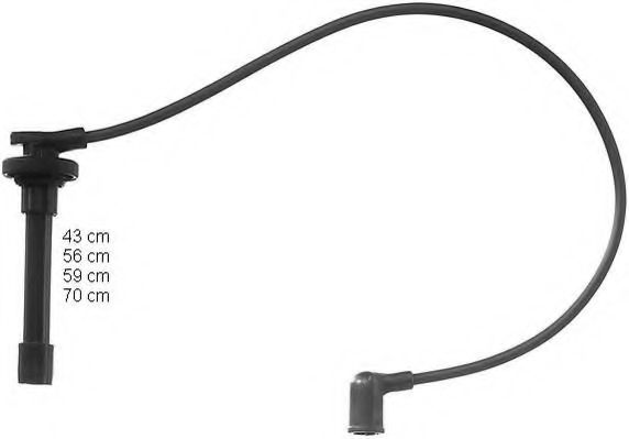 комплект запалителеи кабели ZEF836
