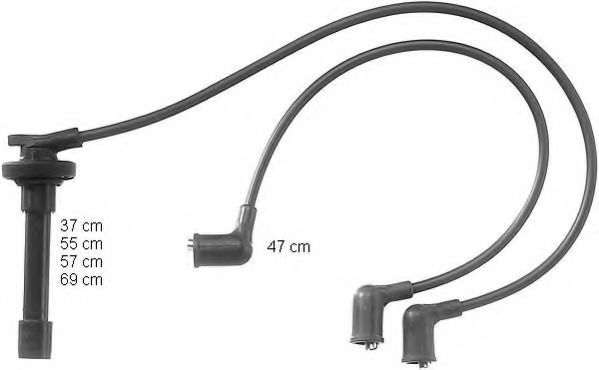 комплект запалителеи кабели ZEF846