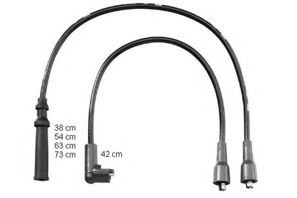 комплект запалителеи кабели ZEF865