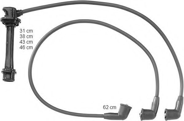 комплект запалителеи кабели ZEF927