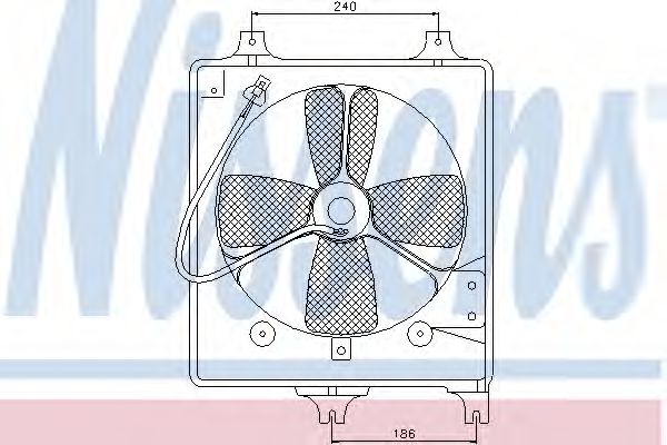 вентилатор, охлаждане на двигателя 85068