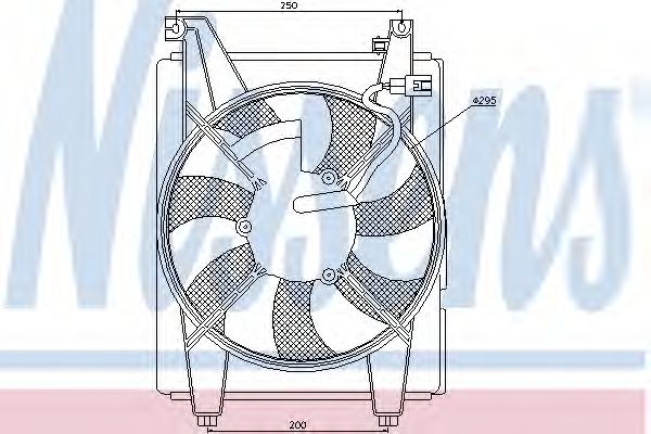вентилатор, конденсатор на климатизатора 85088
