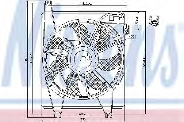 вентилатор, конденсатор на климатизатора 85623