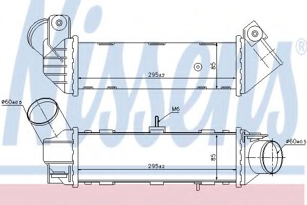 интеркулер (охладител за въздуха на турбината) 96796