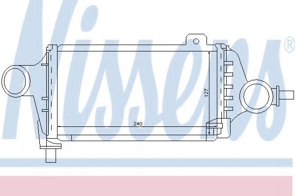 интеркулер (охладител за въздуха на турбината) 96865