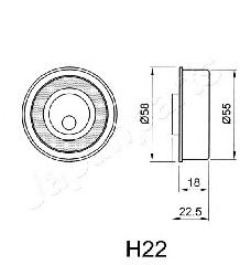 ремъчен обтегач, ангренаж BE-H22