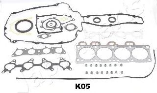 пълен комплект гарнитури, двигател KM-K05