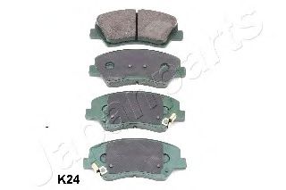 комплект спирачно феродо, дискови спирачки PA-K24AF