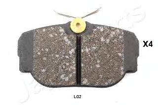 комплект спирачно феродо, дискови спирачки PP-L02AF
