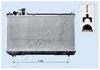 радиатор, охлаждане на двигателя RDA153096