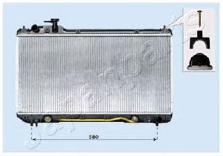 радиатор, охлаждане на двигателя RDA153105