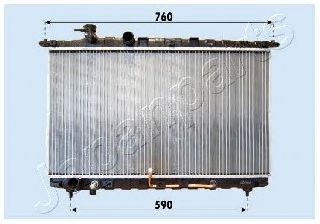 радиатор, охлаждане на двигателя RDA283094
