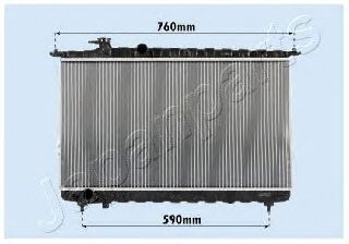 радиатор, охлаждане на двигателя RDA283095