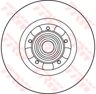 спирачен диск DF6043BS