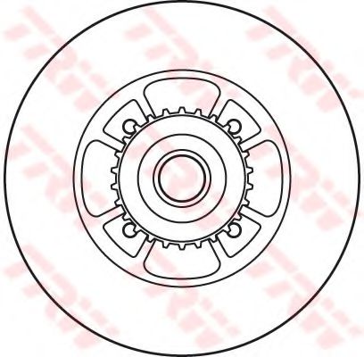 спирачен диск DF6045BS