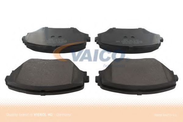 комплект спирачно феродо, дискови спирачки V70-0025