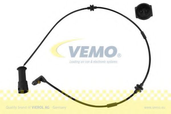 предупредителен контактен сензор, износване на накладките V40-72-0402