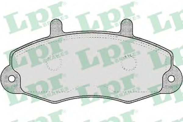 комплект спирачно феродо, дискови спирачки 05P481