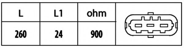датчик, запалителен импулс; датчик, положение на разпределителния вал 6PU 009 121-891