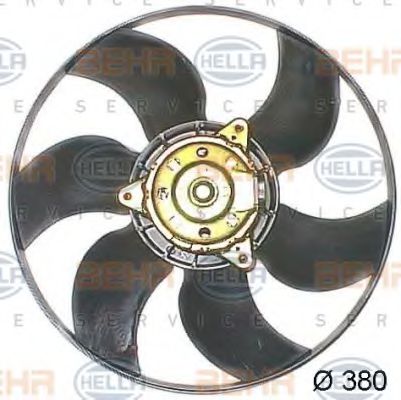 вентилатор, охлаждане на двигателя 8EW 009 158-501