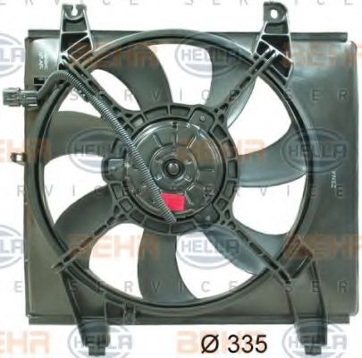 вентилатор, охлаждане на двигателя 8EW 351 034-481