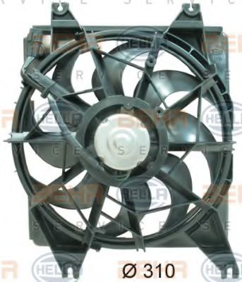 вентилатор, охлаждане на двигателя 8EW 351 034-671