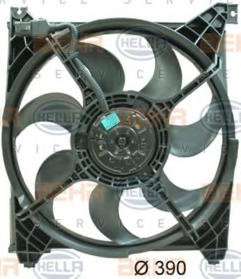 вентилатор, охлаждане на двигателя 8EW 351 034-711