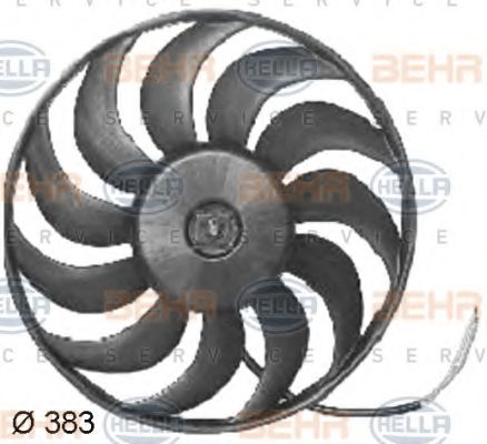 вентилатор, охлаждане на двигателя 8EW 351 034-781