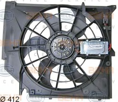 вентилатор, охлаждане на двигателя 8EW 351 038-391
